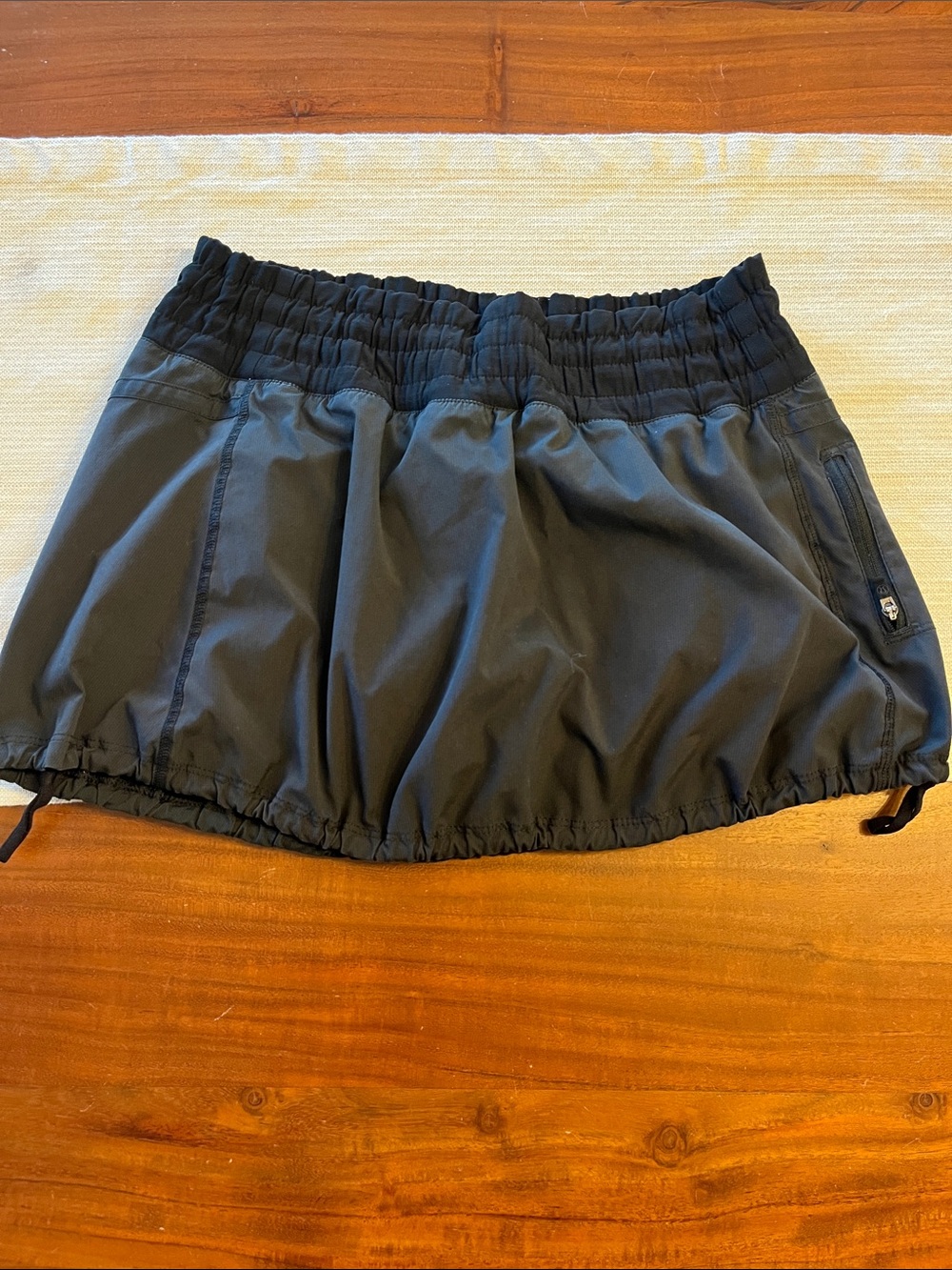 lululemon athletica black athletic skort